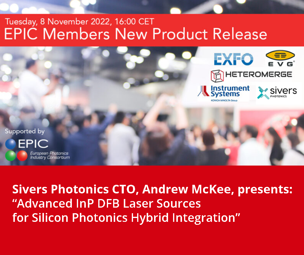 Product: EPIC Member Product Release Webinar - Sivers Semiconductors